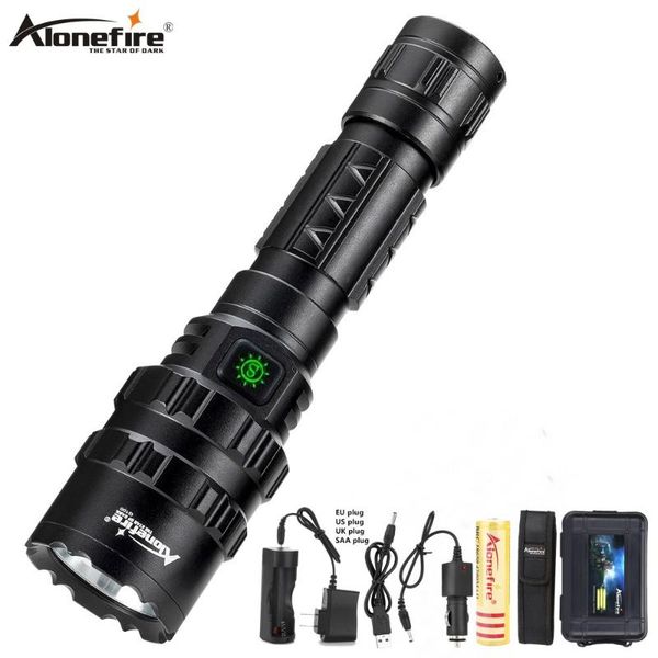 

other led lighting alonefire g100 tactical ultra bright usb rechargeable waterproof scout light torch hunting climbing flash ligh