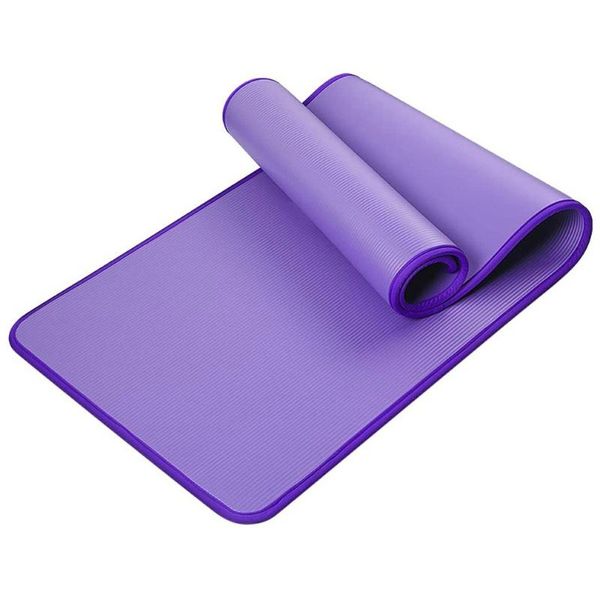 

yoga mats nbr mat edging non-slip thickening fitness sweat-absorbent waterproof sports training pilates gymnastics