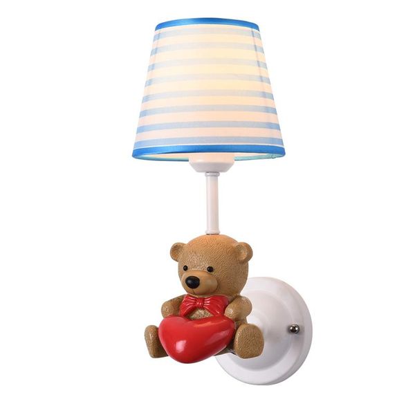 

wall lamps creative children's room lamp simple modern boy girl cute bedroom cartoon anime aisle bedside led light