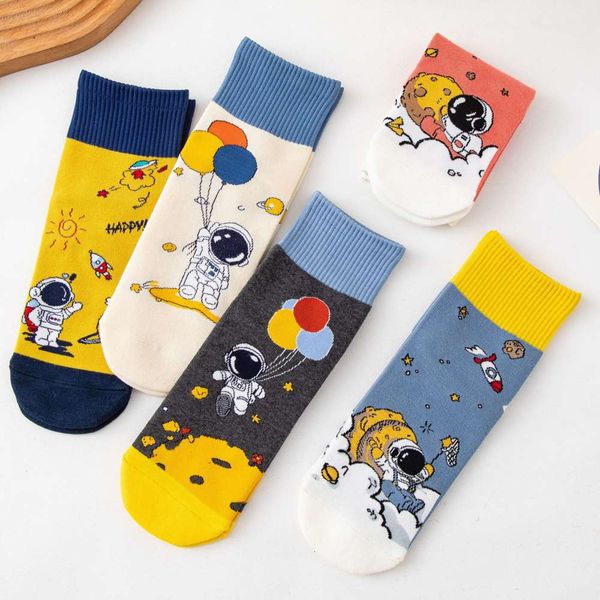 

autumn winter straight board middle cartoon creativity cotton breathable, Black;white