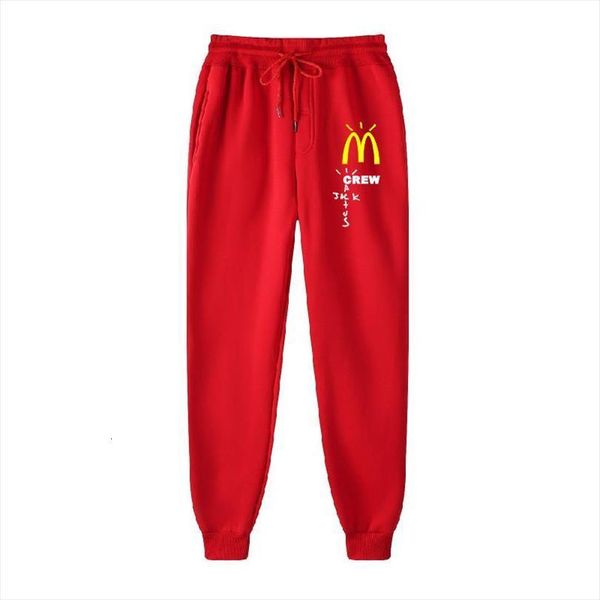 

travis scott cactus jack festival women pants world globe sweat kanye west 1:1 streetwear men casual joggers trousers, Black