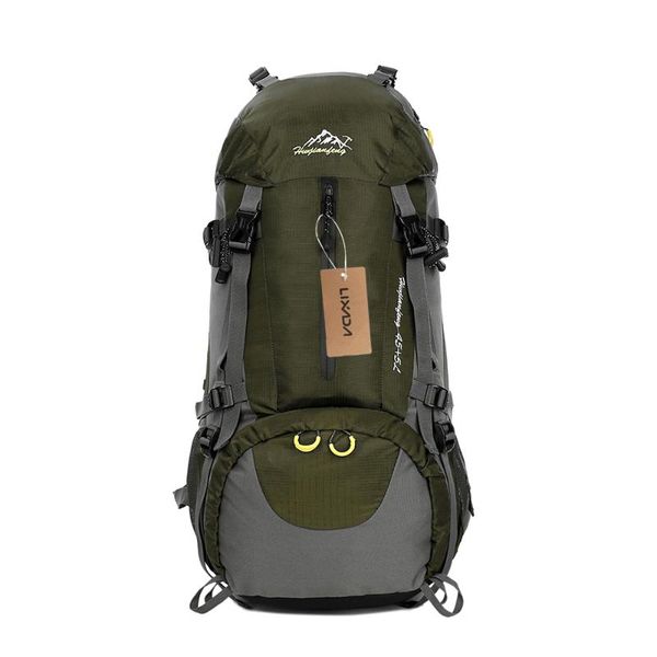 

lixada 50l camping hiking backpack waterproof sport trekking travel pack mountaineering climbing outdoor bags with rain cover