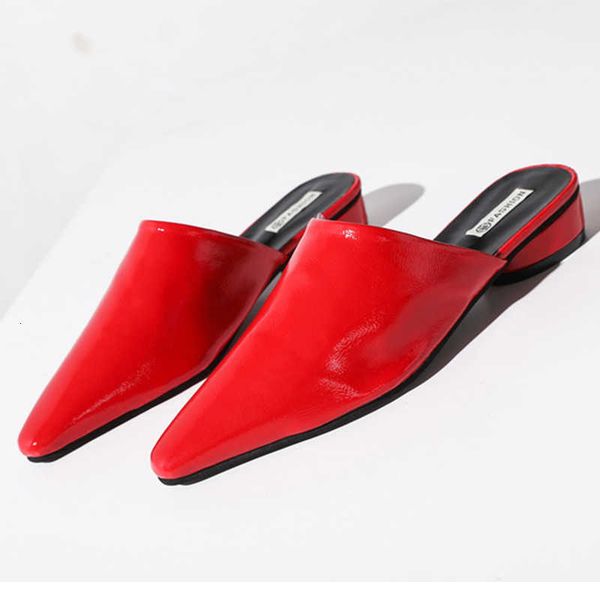 

sandals luxo brand artisanal leather slippers genuine shoes from fashion apartments women mule 0zeo, Black