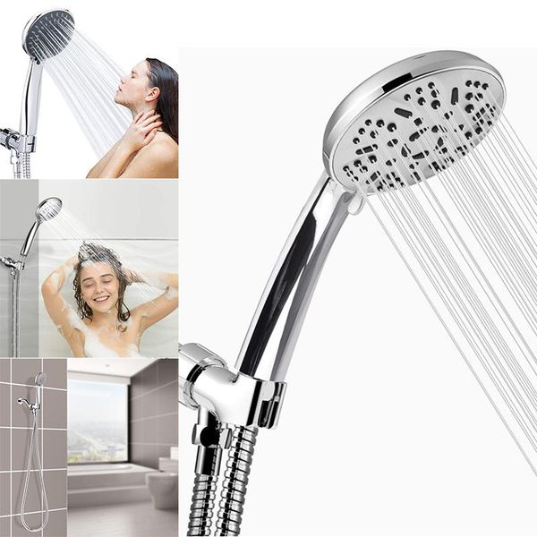 

bath accessory set high pressure handheld shower head with powerful spray multi-functions hose kit k888