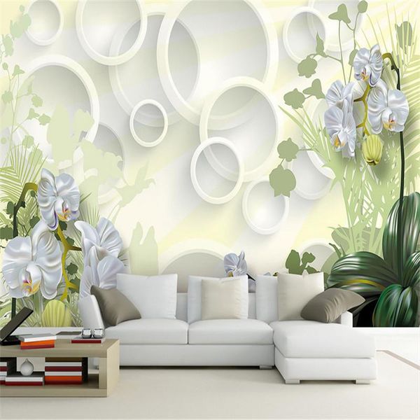 

wallpapers creative 3d for walls po wallpaper home decor custom wall murals living room bedroom papers white leaf
