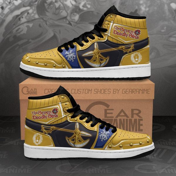 

escanor divine axe rhitta sneakers seven deadly sins anime shoes