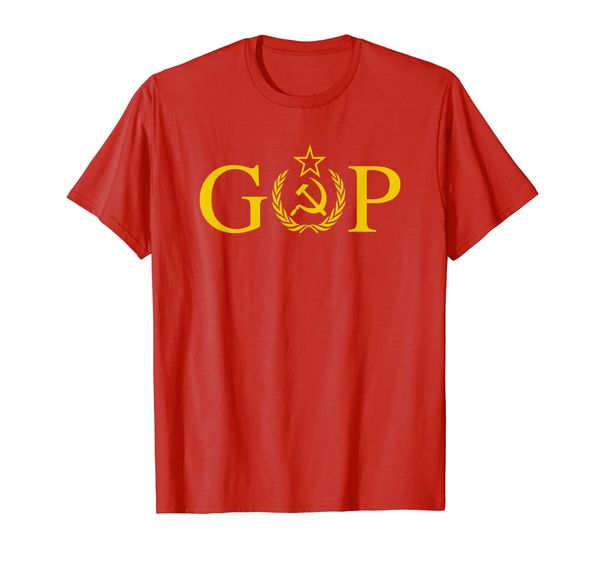 

gop - putin's puppets - soviet hammer and sickle, White;black