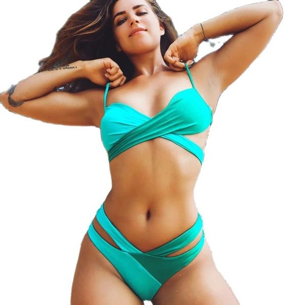 

women's swimwear european and american 2021 limited edition summer swimming pool beach party super bikini triangle two color swimsuit, White;black