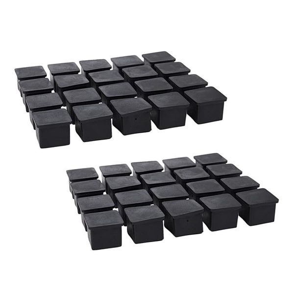 

bath mats 40pcs square chair table leg foot rubber covers protectors 25mm x