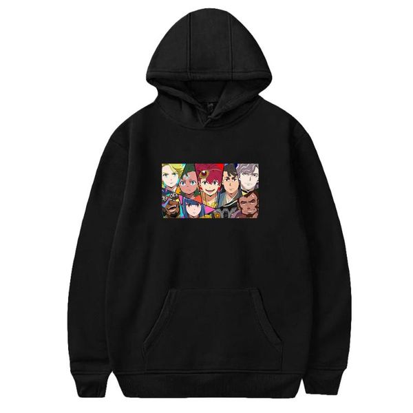 

men's hoodies & sweatshirts 2021 appare-ranman printing and women's fashion kawayi anime clothes boys/girls the hooded, Black