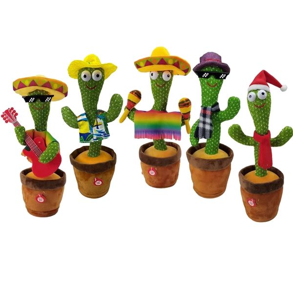 

cactus plush learn to talk cactus can sing and dance children's electronic toys