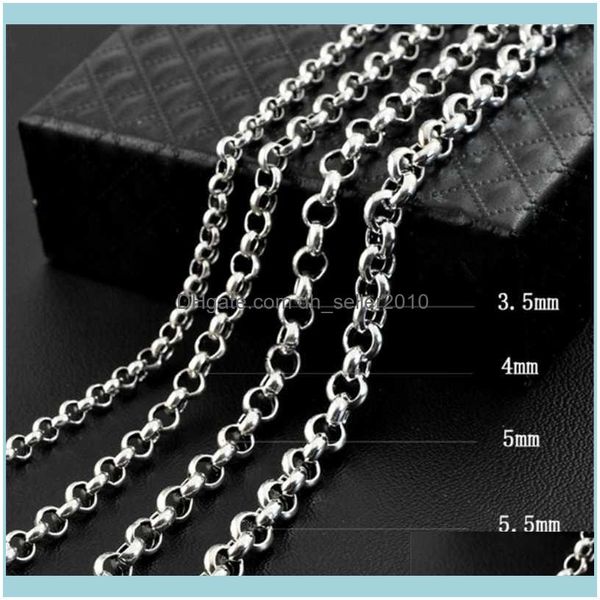 

necklaces & pendants jewelry100% 925 sterling sier belcher chain necklace 3.5 - 5.5mm long fit for pendant thai jewelry gift men women chain, Silver