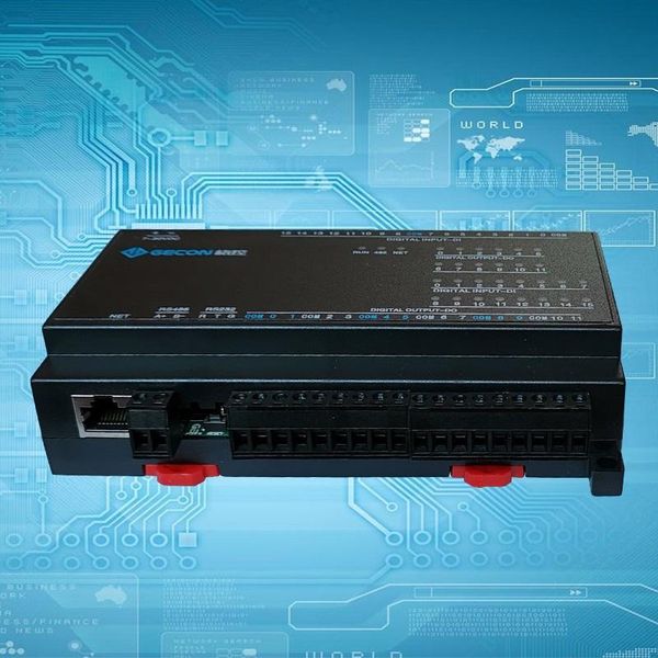 

16-channel 4-way relay output module modbus rtu unit 220v 5a contact capacity equipment fingerprint access control