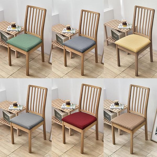 

chair covers square spandex stretch wedding dining room seat cushion for banquet el bar stool party office