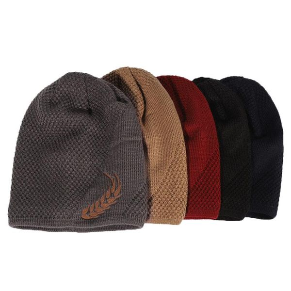 

beanie/skull caps autumn winter for men women plus velvet thick knitted hat outdoor male female warm cold tootou cap beanie skullies, Blue;gray