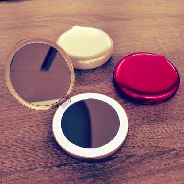 

compact mirrors multifunctional round double-sided folding mirror, beauty portable led makeup vanity mirror with mobile power