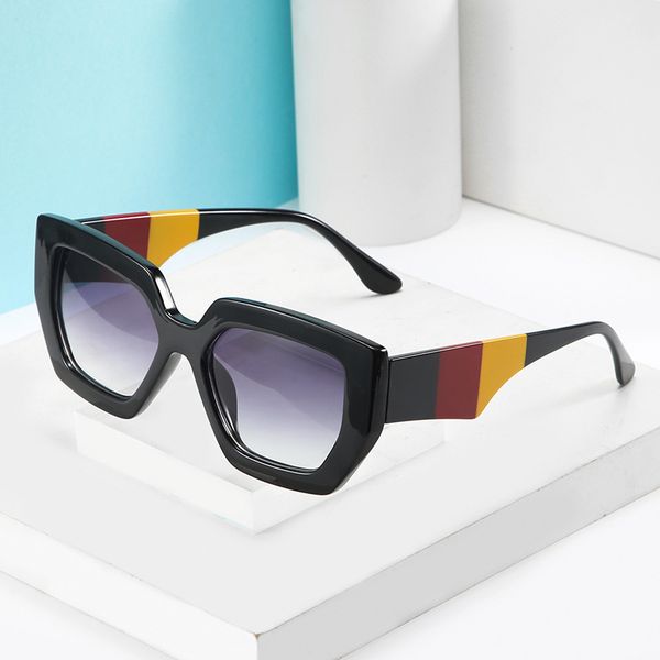 

2119 new color matching sunglasses usa fashion cat's eye sunglasses street fashion sunglasses, White;black