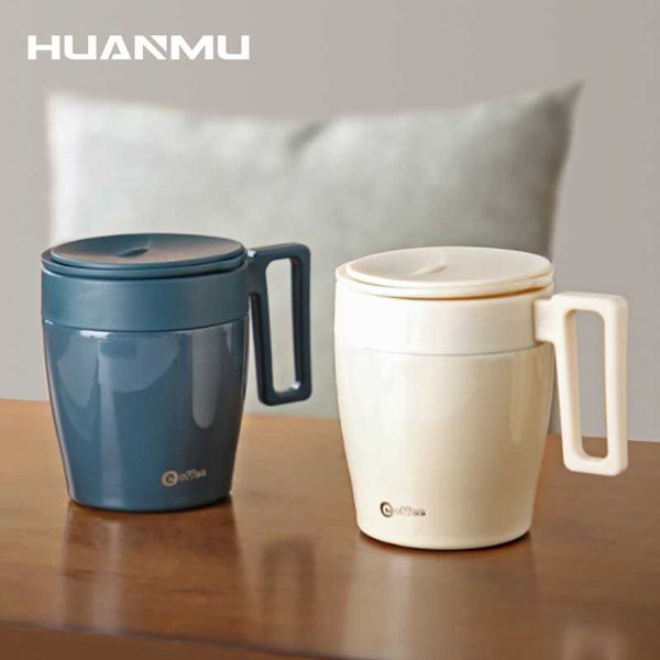 

water bottles frosted coffee cup stainless steel portable insulated senior afternoon tea with lid teacup office men women mugs