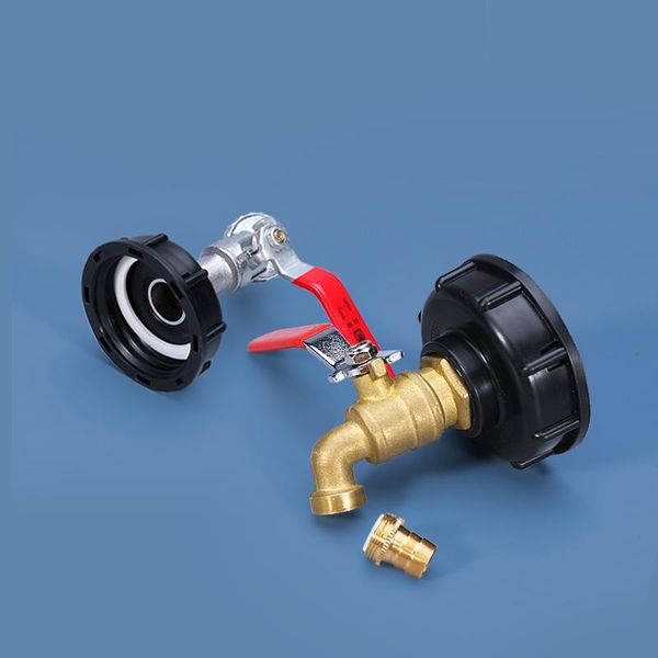

watering equipments thicken brass ibc tank adapter 1/2'' 3/4'' garden hose faucet valve irrigation accessories