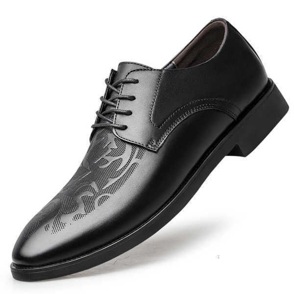 

tangzuo 6849 lace up leather sho, 110 , 38-46, black and brown
