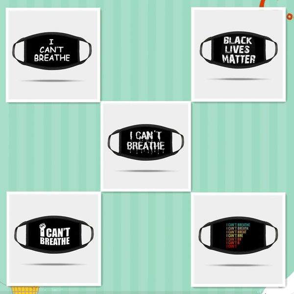

black i can't demonstration breathe mask