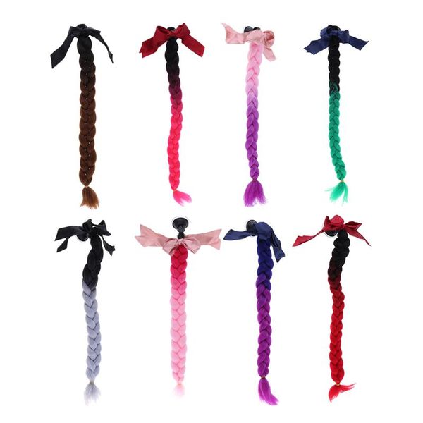 

motorcycle helmets 23.6' gradient ramp helmet braids / ponytail bike hair