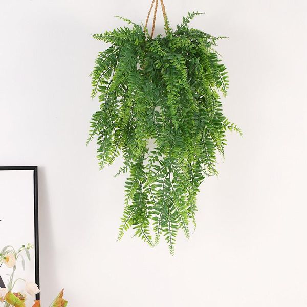 

decorative flowers & wreaths 1pcs 80cm green vine silk artificial hanging leaf garland plants leaves diy for home wedding party bathroom gar