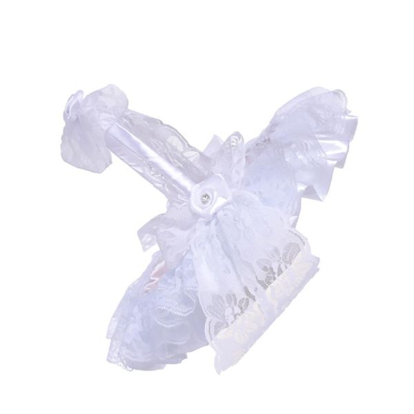 

gift wrap wedding ceremony party supply basket flower girl lace romantic