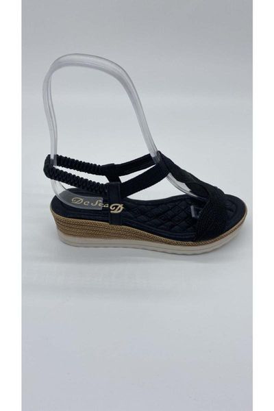 

sandals women's black flat 00636