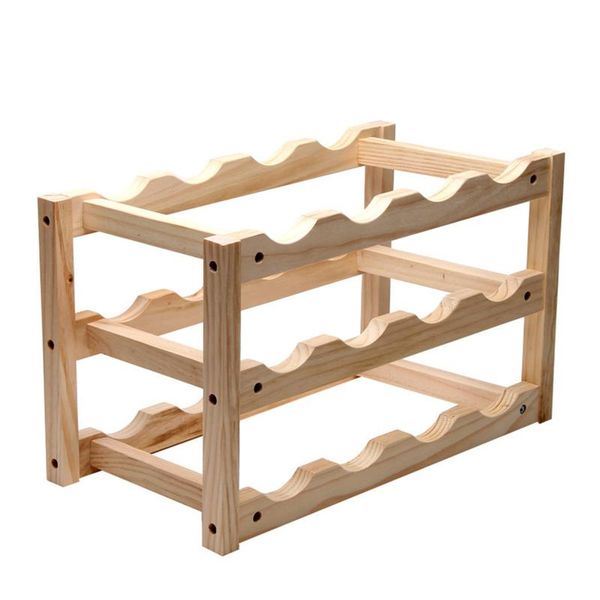 

tablewine racks collapsible wooden bottle cabinet stand holders wood shelf organizer storage for retro display