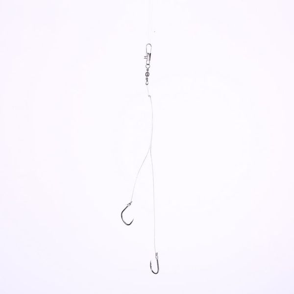

fishing hooks with nylon line steel hook barb sea string tackle accessories 68l
