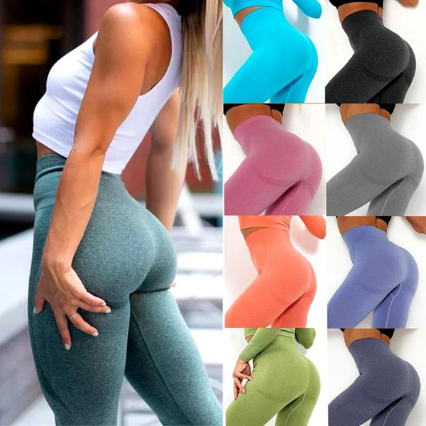 

yoga outfit high waist seamless leggings push up leggins sports women fitness running pants squat proof workout clothes gym tights