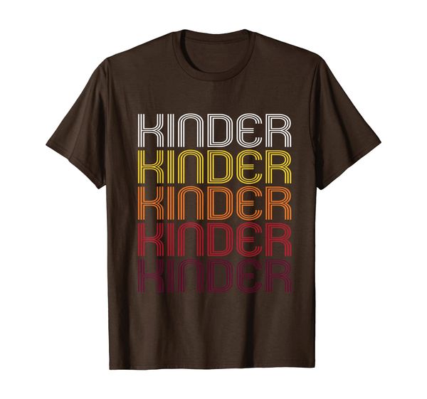 

kinder, la | vintage style louisiana t-shirt, White;black