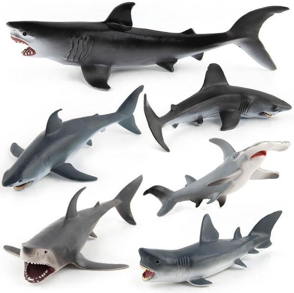 

fashion different simulation big shark shapes kids toys home party cute gifts decor