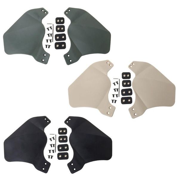 

cycling helmets 1 pair helmet guard tactical tackle outdoor hunting protective safety side cover military head protector accessories