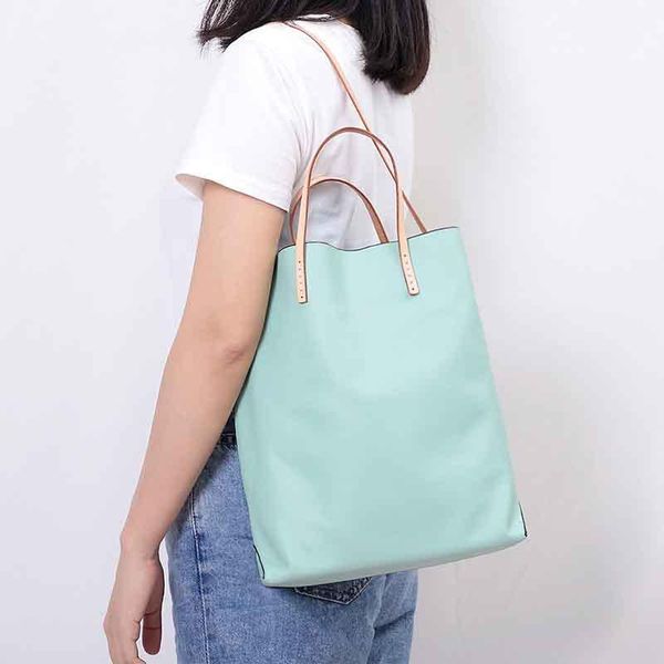

evening bags women's bag 2021 shoulder leather retro handbag female europe and the united states large capacity shopping tote