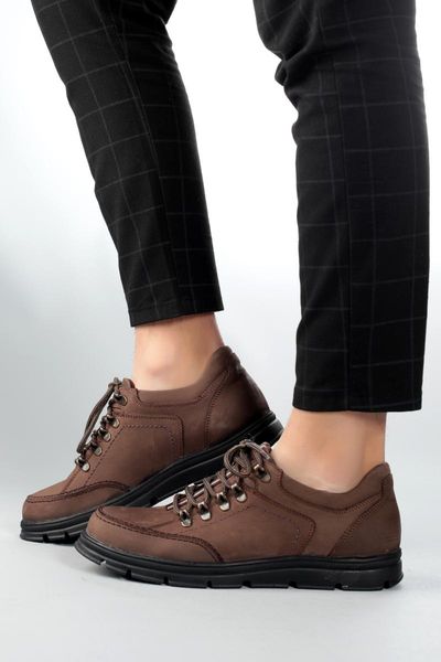 

cycling footwear brown oily leather (crazy and pullup) outdor men shoes flats mountain bike sneakers road, Black