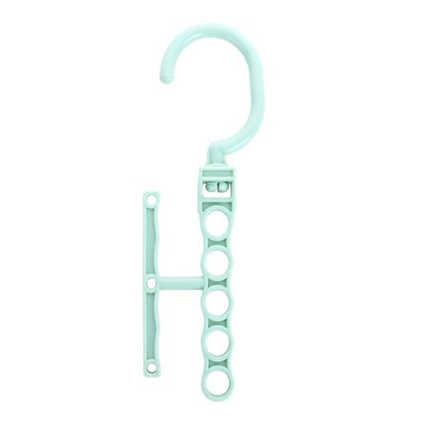 

hangers & racks plastic 5 circle multilayer windproof clothes hanger hook organizer storage rack 53cb