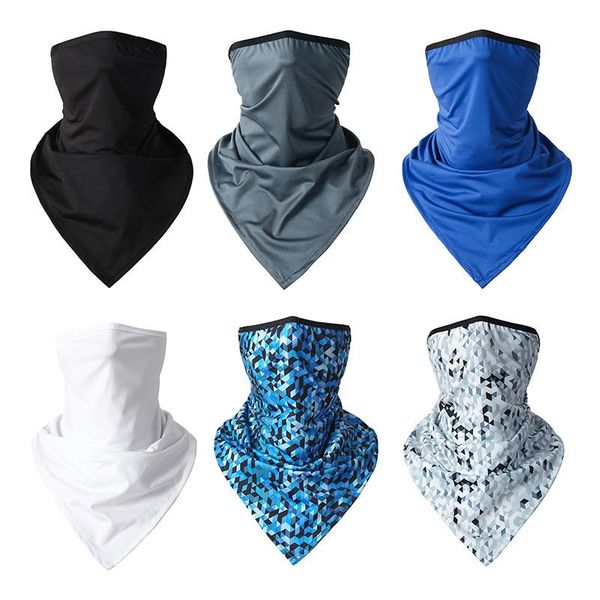 

cycling caps & masks winter neck warmer scarf outdoor running sports headwear face bicycle bandana men simple fashion bike headbands, Black