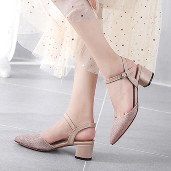 

dress shoes spring hollow sandals high-heeled shallow mouth pointed pumps women female high heels large size 41, Black