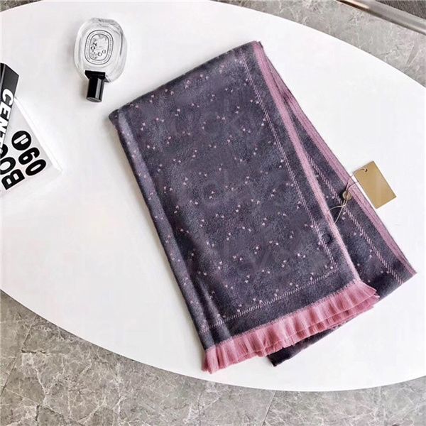 

2021 brand scarves womens thread shawls fashion soft designer luxury gift winter plaid long printing cashmere scarf 180*70cm, Blue;gray