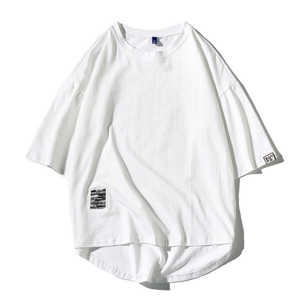 

t shirts 5xl hip-hop black t shirt male o-neck plus size tshirt summer fashion streetwear t-shirts men stylish fitness casual tee, White;black