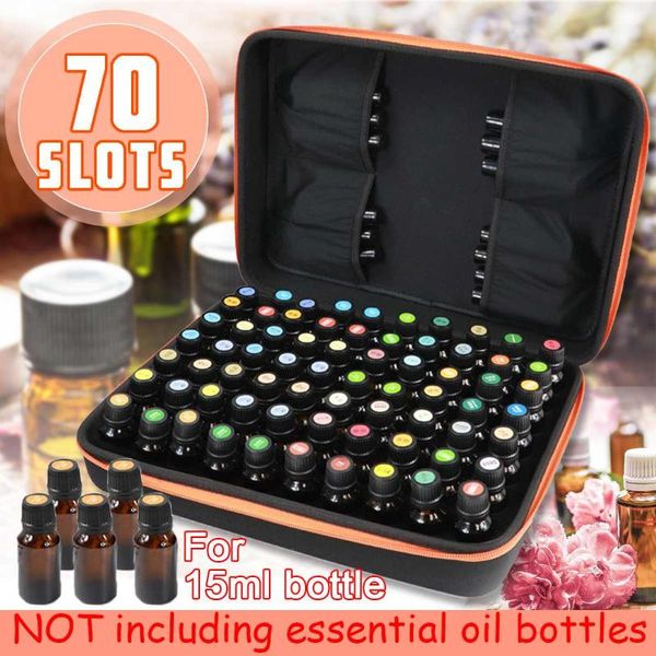 

storage bags 30/42/70 bottles essential oil case 15 ml perfume box travel portable carrying holder nail polish bag