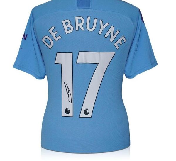 

de bruyne signed autograph autographed auto jersey shirts, Black