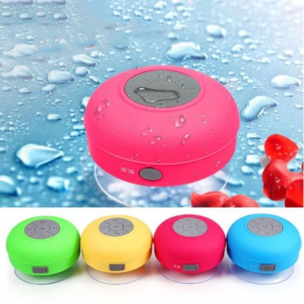 

portable speakers mini speaker waterproof wireless handsfor showers bathroom pool car beach music loudspeaker with suction