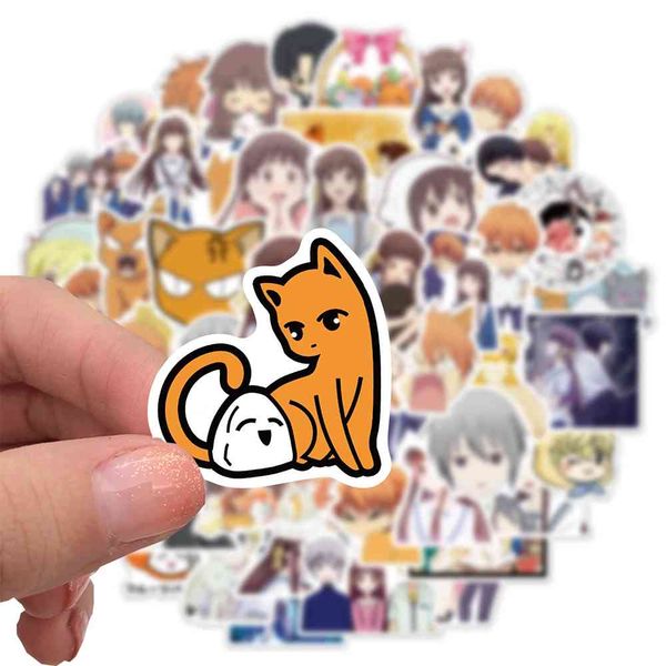 

10/30/50pcs anime fruits basket stickers for lapguitar luggage phone waterproof graffiti sticker decal kid toy car