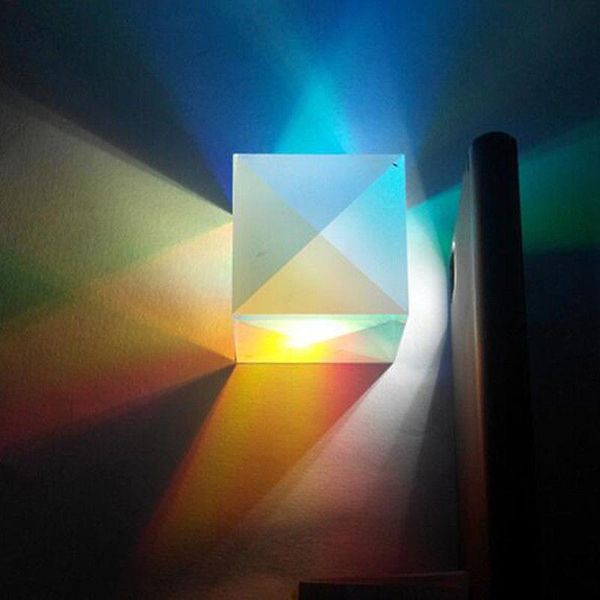

glow party supplies laser beam combine cube prism mirror for 405nm~ 450nm blue diode module toy decoration