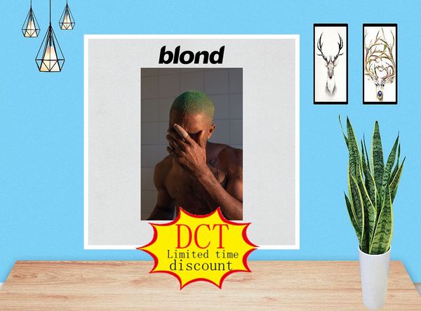 

frank ocean blonde album poster music cover silk art print
