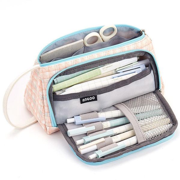

pencil bags super case kawaii large capacity pencilcase school pen supplies bag box pencils pouch stationery