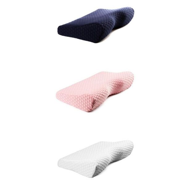 

pillow slow rebound memory foam core neck vertebra sleep single